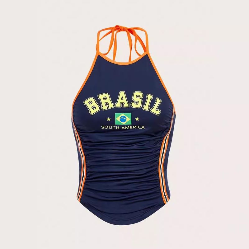 Dameskleding Sexy Hot Girl Ondergoed Halter Nekband Klein Vest_voghion.com