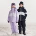 Kinder-Skijacke und -hose - Wasserdichter, wärmender Winter-Schneeanzug für Jungen und Mädchen - Leichte, isolierte Skibekleidung_voghion.com