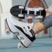 Deformed Four Wheeled Running Shoes That Can Walk And Skate Wheel Shoes New Roller Skates Roller Skates_voghion.com