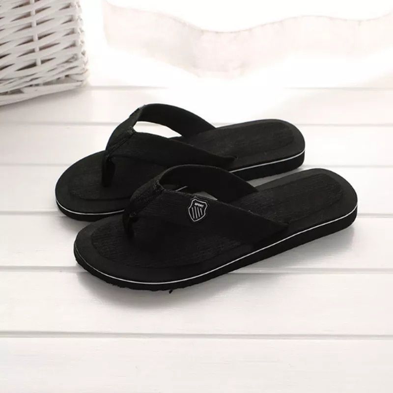 Tongs d'été sandales de plage antidérapantes, pantoufles plates décontractées, chaussures d'intérieur et d'extérieur pour hommes, 2023_voghion.com