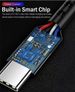 USB C zum Typ C-Kabel 3A 60W schnell geflochten lange Leitung 0,25M 1M 2M 3M_voghion.com