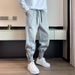 Men's Clothing Four Seasons Thickened Regular Sports Pants Men's Handsome Trendy Design Harem Pants Plus Velvet Casual Cuffed Sweatpants_voghion.com