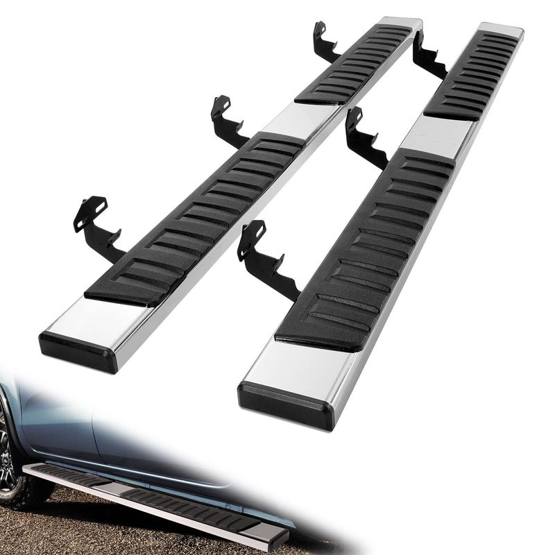 VEVOR Running Boards 6" Step Bars Fit 2009-2018 Dodge Ram 1500 Crew Cab 500 LBS_voghion.com