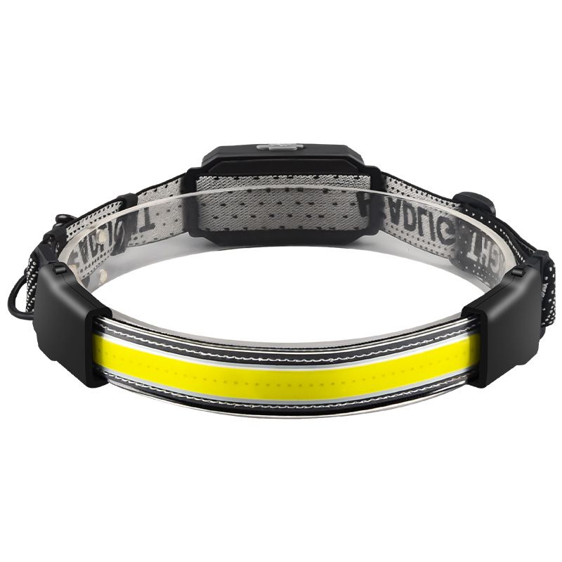 LED-Induktionsscheinwerfer Typ-C-Aufladung tragbarer Outdoor-Lauf- und Fahrradlampenkopf tragbares Angellicht_voghion.com