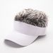 Nuovo cappello con parrucca creativa in stile coreano per uomini e donne, berretto da baseball hip-hop_voghion.com