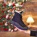 Herbst Winter Neue vielseitige Schneestiefel flache wasserdichte Baumwollschuhe Fleece gefüttert verdickt warm High-Top Damen_voghion.com