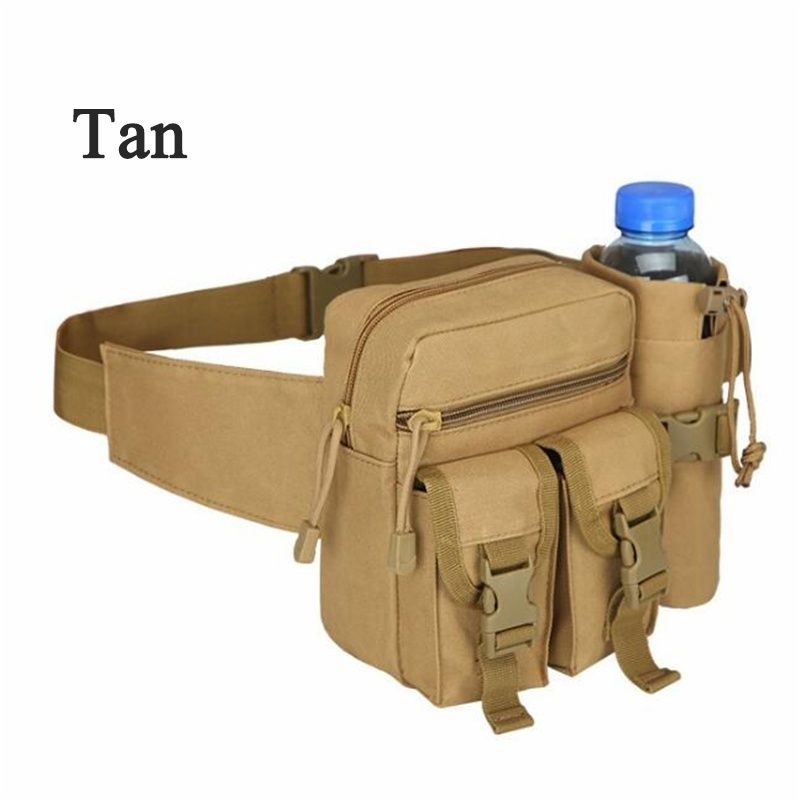 Bolsa tática informal à prova d'água masculina, bolsa de cintura militar para atividades ao ar livre_voghion.com