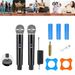 Drahtloser Karaoke-Dual-Handheld-Dynamikmikrofon-Professioneller Mi-Churh-Systemverstärker für Hochzeitsparty-Rede_voghion.com