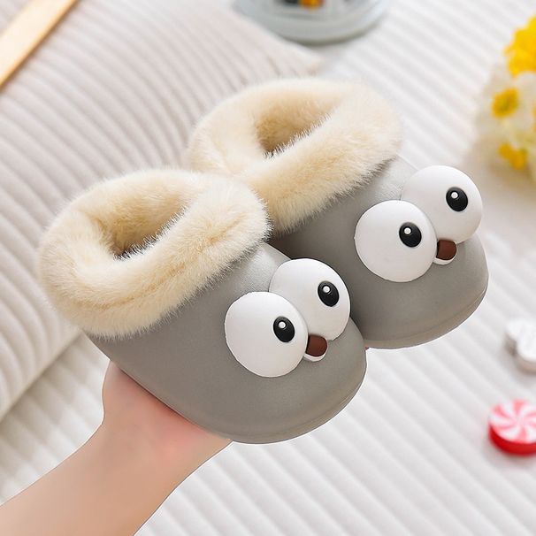 ToyPulse ToyPulse 2025 Nuovo stile Pantofole in cotone per bambini con fodera interna staccabile Calde scarpe morbide e pelose lavabili_voghion.com