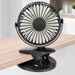 USB Rechargeable 3 Speeds Mini Cooling Fan Clip On Desk Baby Stroller Portable_voghion.com