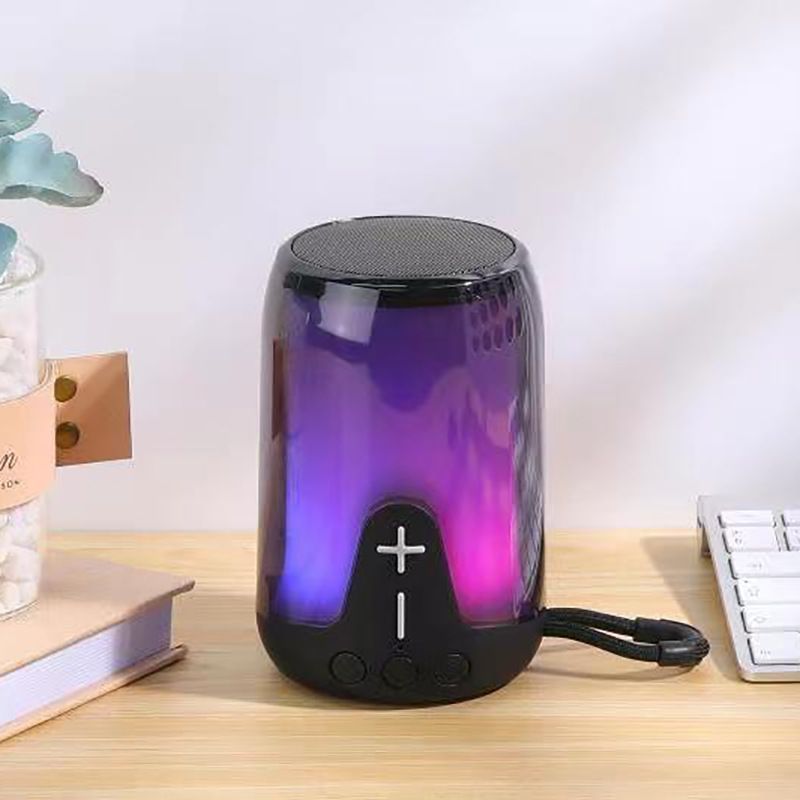New portable home computer desk with pulsating light effect, transparent Bluetooth system, high sound quality, heavy_voghion.com