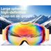 Outdoor Sports Large Ball Surface Go, Snap-on Prescription, Double Layer Anti-fog, Unisex Ski Glasses, Sandproof_voghion.com