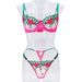 Intimo da donna multicolore, sexy, caldo, in rete, ricamo, trasparente, intimo per donna_voghion.com