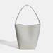 2024 New Top Layer Cowhide Throwing Bucket High-End Large Capacity Minimalist Fashion Commuter Tote Women's Bag_voghion.com