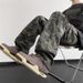 Spring High Street Micro-pull Pants American Camouflage Jeans Men's Straight High-end Sense_voghion.com