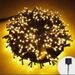 Christmas lighting decorative starry sky LED solar light string Christmas holiday atmosphere light with outdoor waterproof light bare light_voghion.com