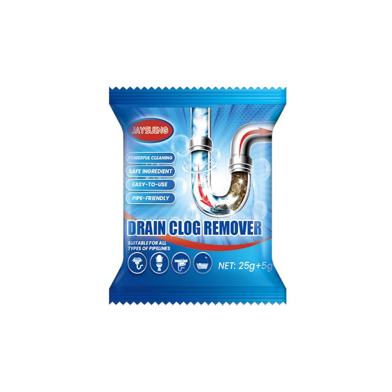 Jaysuing Drain Blockage Removal Toilet Kitchen Pipe Anti-Clogging Household Cleaning Powder_voghion.com