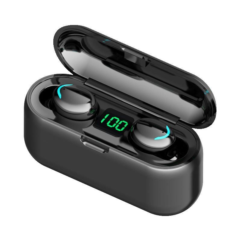 F9-3 Nouveaux écouteurs Bluetooth sans fil TWS intra-auriculaires pour le sport, stéréo, pour jeux vidéo_voghion.com