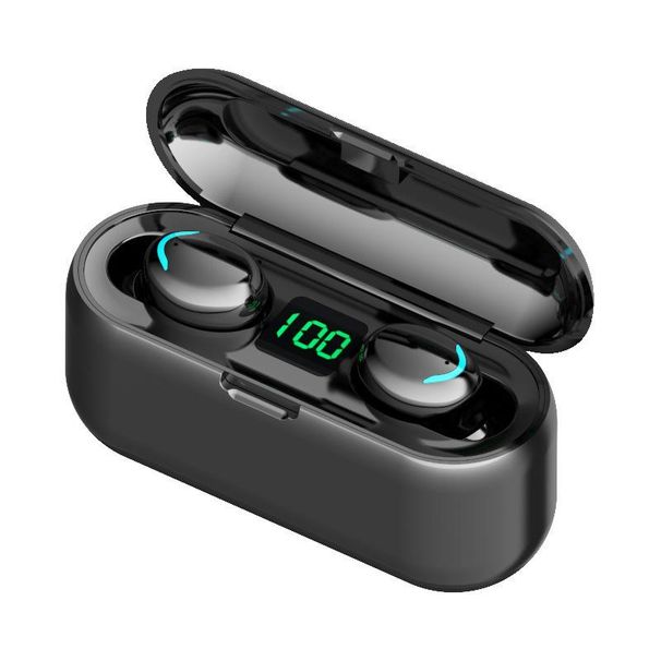 F9-3 Nouveaux écouteurs Bluetooth sans fil TWS intra-auriculaires pour le sport, stéréo, pour jeux vidéo_voghion.com