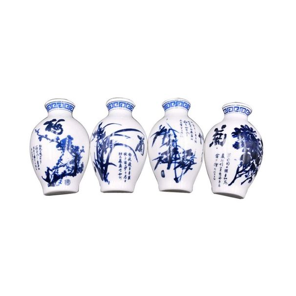 Refrigerator Of Chinese Lan 4 Ceramics Mei Zhu Magnet Ju Dr Style Pattern Set_voghion.com