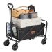 VEVOR Collapsible Folding Wagon, 2 Cu.ft Beach Wagon Cart With All-Terrain 5in Wheels, Heavy Duty Folding Wagon Cart 220 Lbs Weight Capacity With Dr_voghion.com