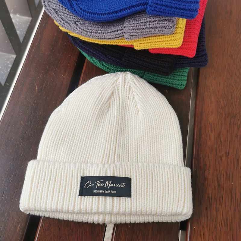 FINE STATE Modemarke Strickmütze Herren Wollmütze Hip Hop Straßenmütze Herbst und Winter Warmer Gehörschutz Kalte Mütze_voghion.com