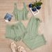 3-Piece Lace-Trimmed Cami Top, Shorts & Long Pants Pajama Set - Versatile For Sleep & Outings_voghion.com
