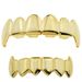 Unisex-Accessoires Goldene Hosenträger Goldene Grillz Dekorative Hosenträger_voghion.com