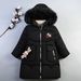 Abbigliamento per bambini Inverno 2024 Nuovo stile coreano Collo di pelliccia grande ispessito Giacca imbottita in cotone per bambini di taglia media e grande_voghion.com