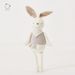 Soft Life Gray Cocoa Rabbit Doll Children's Toy Short Plush Sleeping Doll Baby Birthday Gift_voghion.com