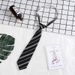 JK Black Tie For Women, Student Bow Tie, College Style Shirt, Men's Zipper No-Tie Shirt Accessory Wholesale_voghion.com