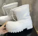 Alaska Women Designer Snow Nylon Ski Bootie Men Chunky Winter Boots Top Quality Booties Shoe Without Box_voghion.com