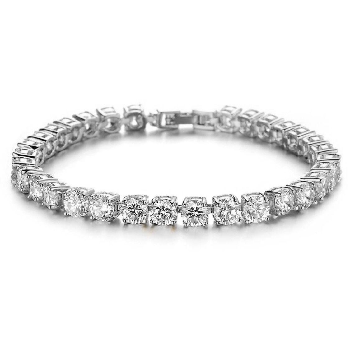 Chenyu Rhinestone Men's Hip-Hop 1 Row Inlaid Diamond Bracelet_voghion.com