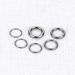 1 pezzo in acciaio inossidabile 316L con segmento incernierato, anello al naso, orecchio, cartilagine, trago, elica, piercing al labbro, anello al naso, gioielli per piercing del corpo_voghion.com