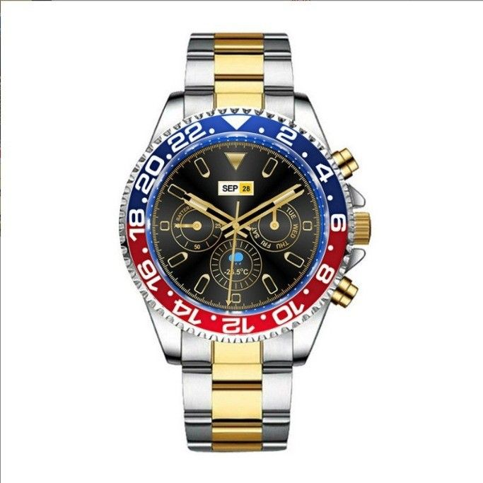 Nouvelle montre connectée AW12 pour homme, Bluetooth, appels, lunette rotative, musique, détection de la pression artérielle_voghion.com