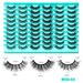 Lash extension set 30 pairs of mixed mink hair eyelashes simulate thick natural eyelashes_voghion.com