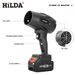HILDA 1200W Turbo Fanlı Akülü Yaprak Üfleyici - Yüksek Güçlü 3000mAh Pil, 35.000 RPM, Hafif ve Ergonomik_voghion.com