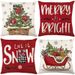 Housse de coussin décorative de Noël en lin imprimé pour canapé, housse de coussin pour la maison, housse de coussin pour la chambre à coucher_voghion.com