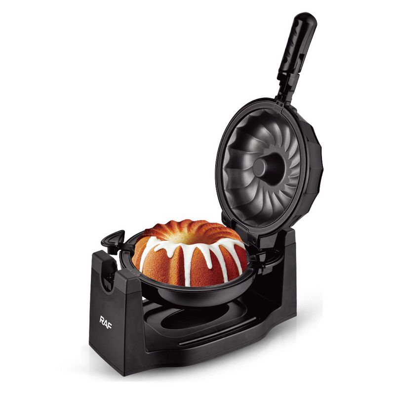 RAF Flip-Side Sandwich And Donut Maker, Multifunctional Breakfast Toaster For Cakes, Waffles, And Paninis, Non-Stick Plates, Household Appliance, EU/UK/AU_voghion.com