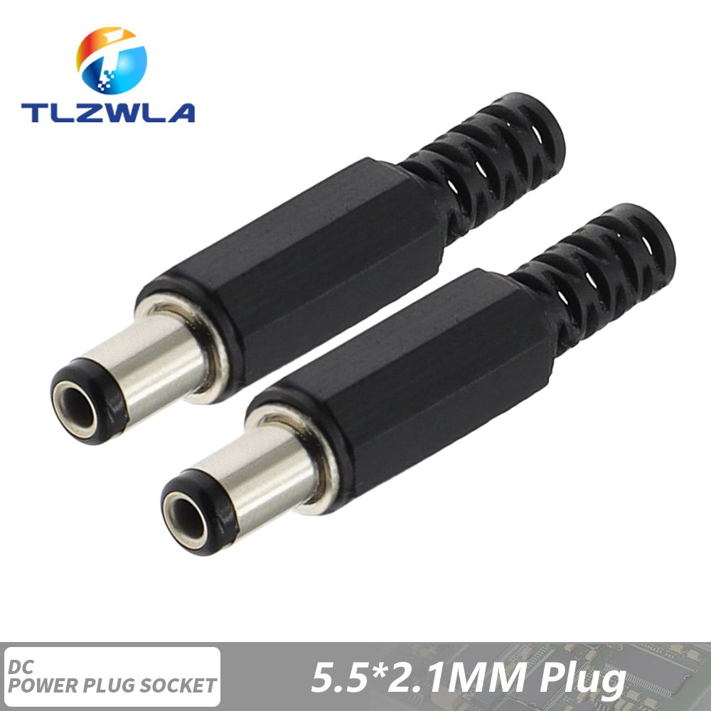 10 Stücke Anschlüsse 5,5x2,1mm 3,5x1,3mm Männlich Weiblich Stecker Jack Buchse Mutter Panel Mount DC Power Adapter Stecker 5,5*2,1_voghion.com