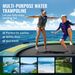 VEVOR Inflatable Water Bouncer, 12ft Recreational Water Trampoline, Portable Bounce Swim Platform With 3-Step Ladder & Electric Air Pump, Kids Adults Floating Rebounder For Pool, Lake, Water Sports_voghion.com