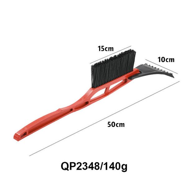 Vehicle three-in-one multi-function snow shovel with removable long handle with brush to clean winter deicing shovel_voghion.com