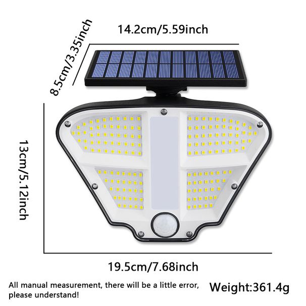 Saulės imitacijos liepsnos kiemo žmogaus indukcinė šviesa, ilgaamžė LED apšvietimo sieninė lemputė tamsoje_voghion.com