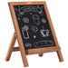 Board Wooden Vintage Framed Memo Signs Board Tabletop Magnetic Chalks Sign B Message Rustic Freestanding Chalkboard Chalk With_voghion.com