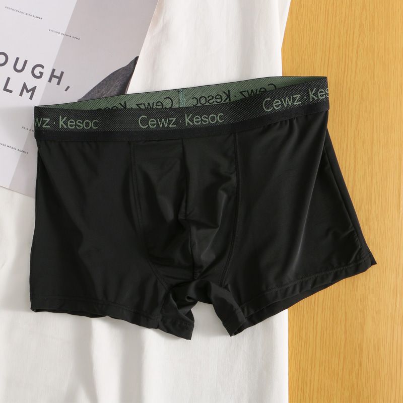 Herrenunterwäsche Nylon Ice Silk 10A Antibakterielle Herren-Boxershorts Coole Unterwäsche Trendy Herren-Boxershorts Shorts Auf Lager_voghion.com