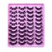 Wimperverlengingsset 20 paar gemengde valse wimpers Natuurlijke dikke nertswimpers Dagelijkse make-up wimpers_voghion.com