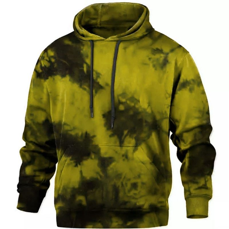 Męska bluza z kapturem z nadrukiem cyfrowym 3D w modnym stylu ulicznym_voghion.com