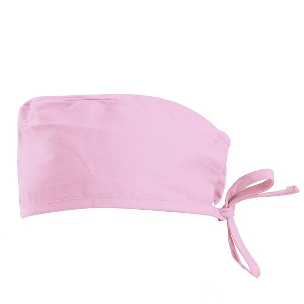 Ren bomull lång hårmössa kirurgisk mössa skrubbmössa kvinnlig arbetsmössa tryckt omvårdnadsmössa med knapp_voghion.com