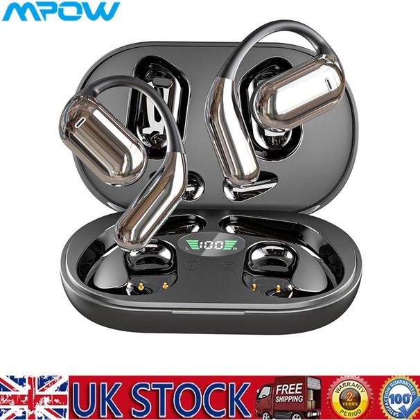 Écouteurs intra-auriculaires sans fil Bluetooth 5.3 MPOW à oreille ouverte et commandes tactiles_voghion.com