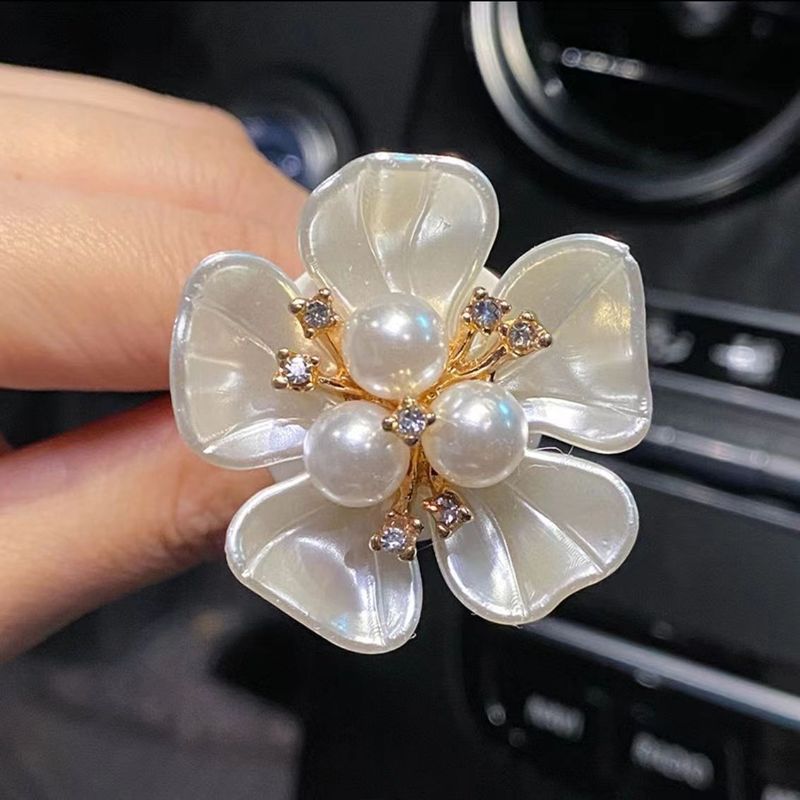 Ornaments Pearl Lasting Goddess Interior Perfume Flower Decoration Car Air Outlet Creative Fragrance_voghion.com